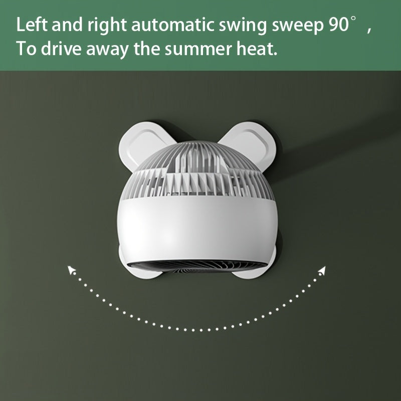 Wide angle oscillating floor fan 10 speed control multi-angle regulation retractable height strong airflow quiet operation