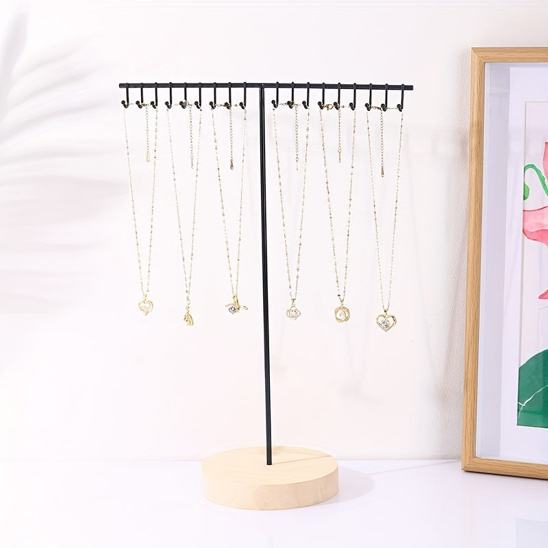 Jewelry Display Rack for Necklaces Household Storage Organizer with Simple Design