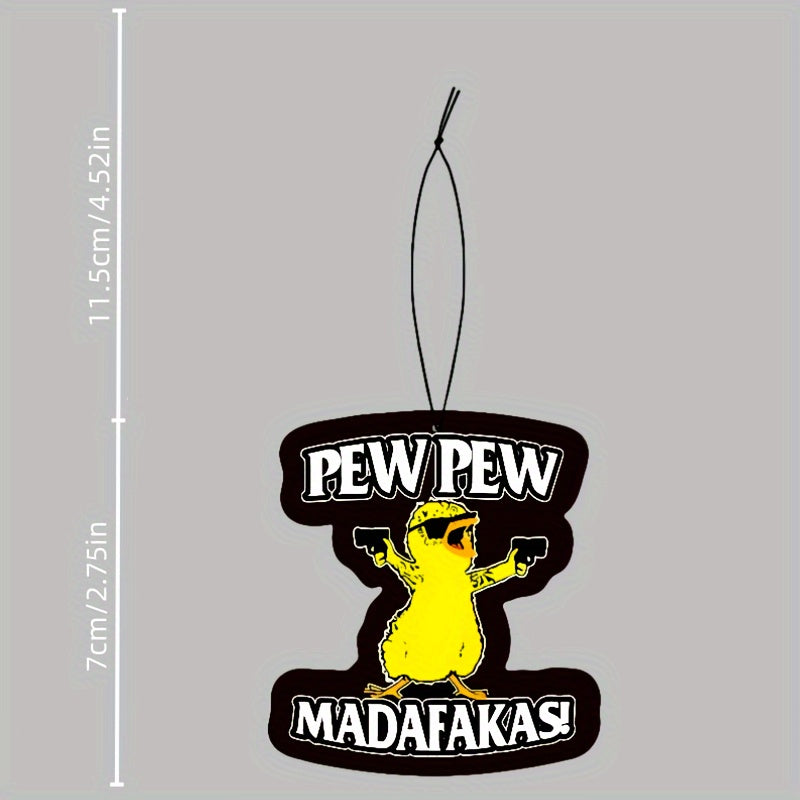 Unisex Paper Scented Car Air Freshener Hanging Decor