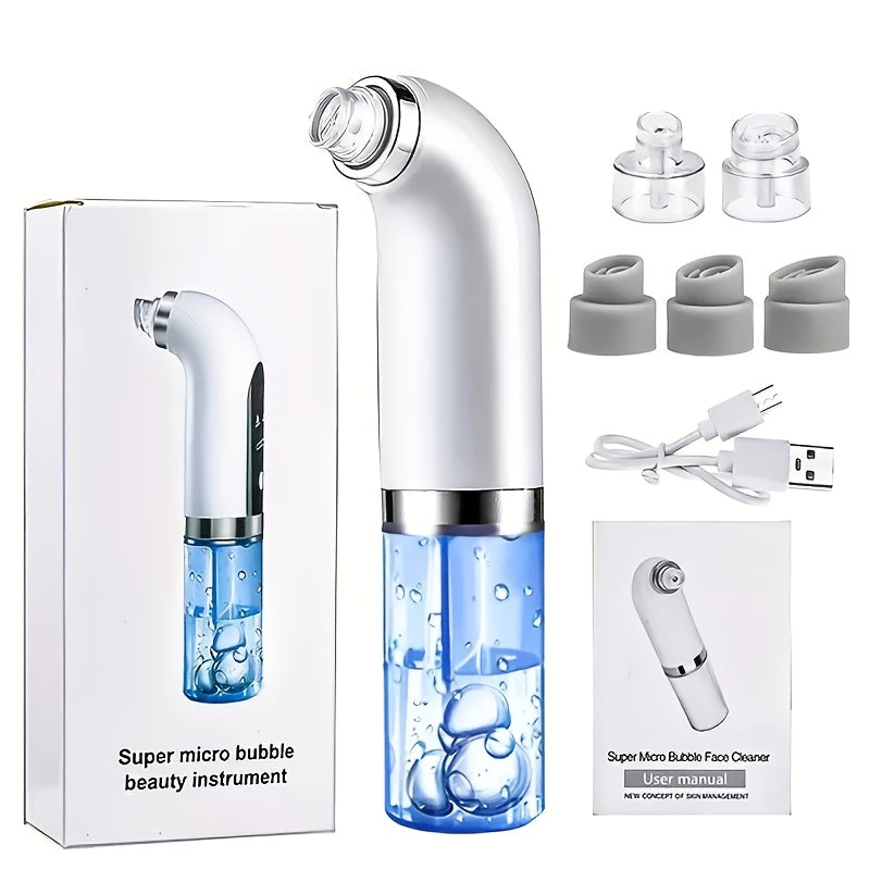 Electric Blackhead Pore Cleaner Facial Vacuum with USB Rechargeable Water Circulation
