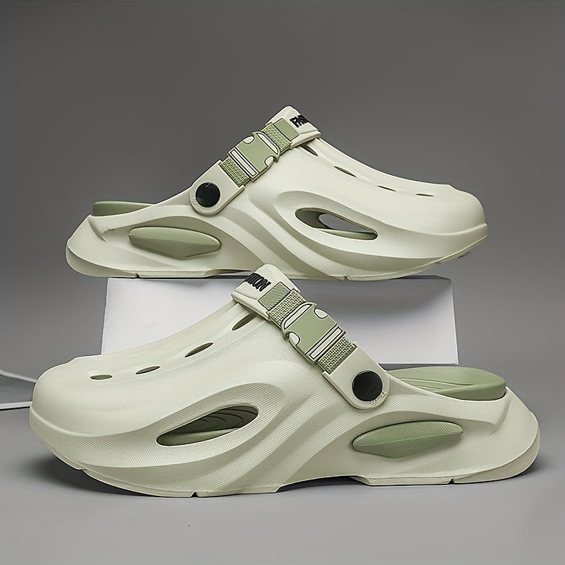 Women's Breathable EVA Clogs with Non-Slip Sole, Adjustable Strap, Summer Outdoor