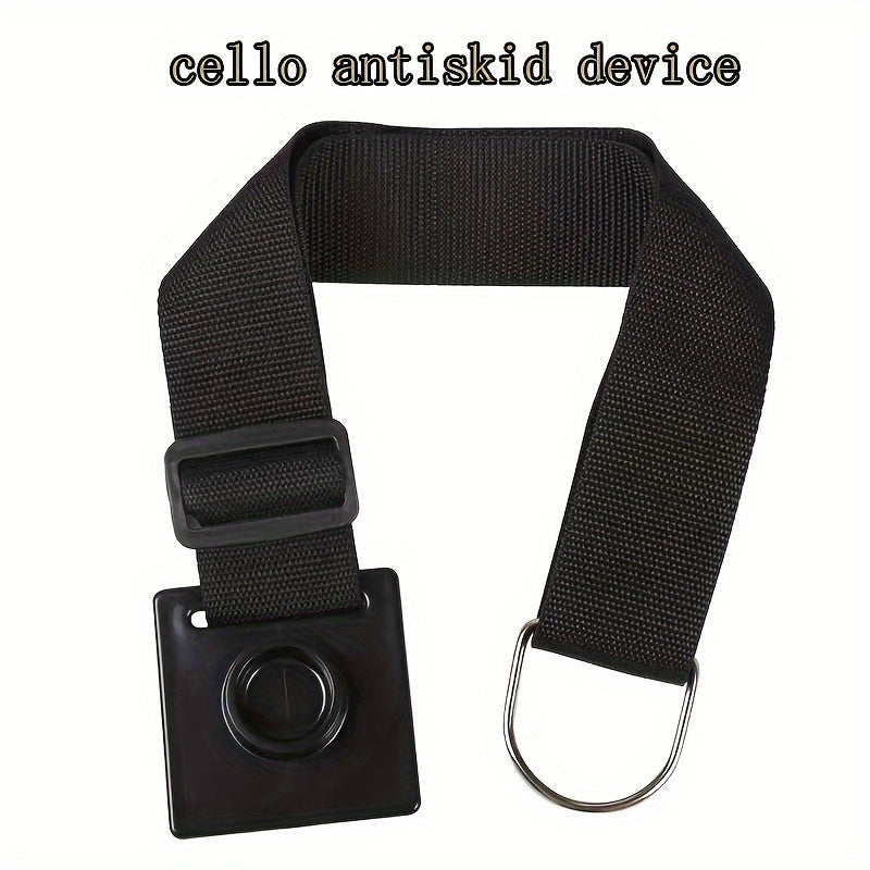 Nylon Anti-Slip Device for Cello and Violin with Black Webbing Strap Musical Instrument Accessory