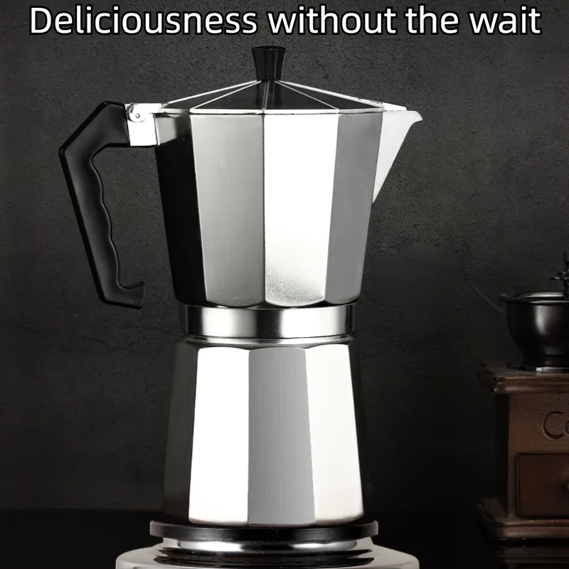 Stainless Steel Coffee Pot Classic Moka Pot Octagonal Espresso Maker