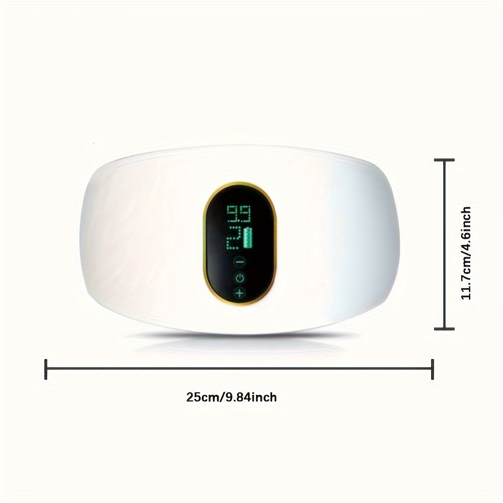 Full-Body Massage Belt USB Rechargeable Fitness Device with Fragrance-Free Plastic