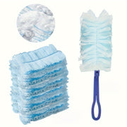 Refill Kit for Electrostatic Dusting Brush with Handle for Furniture Vehicles and Keyboard Cleaning