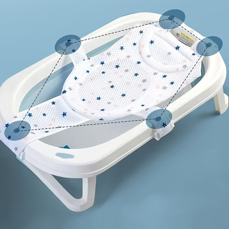 Мягкий полиэстеровый коврик для ванной с звездным узором в белом, розовом и синем цветах, разработанный для молодежи с регулируемыми противоскользящими свойствами.