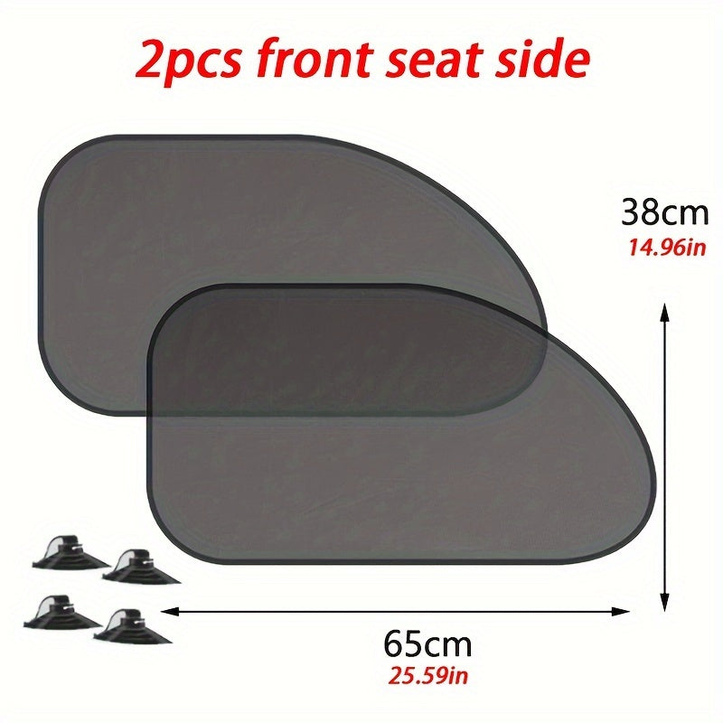 Авто-зонт солнцезащитный UV-защита, сетчатая крышка для окон и багажника