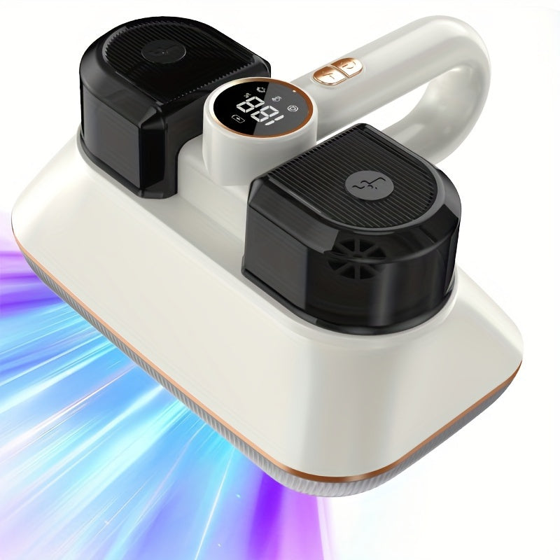 JKuoo yangilangan ikki motorli qo'l vakuumi, 3-in-1 chang qurtlarini olib tashlovchi, 100W/8000Pa kuchli so'rish, LED raqamli ko'rsatkich va turli yuzalar uchun 6000mAh batareya.