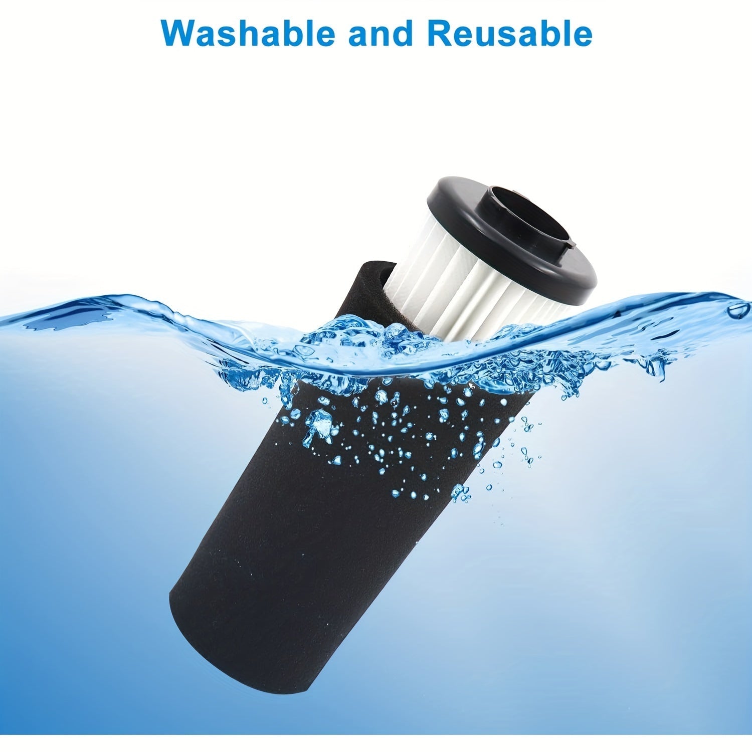 Mustahkam Plastik Bo'shliq Filtrlari, 2 ta to'plam, Dirt Devil Upright F112 bilan mos keladi, Yuqori samarali chang yig'ish