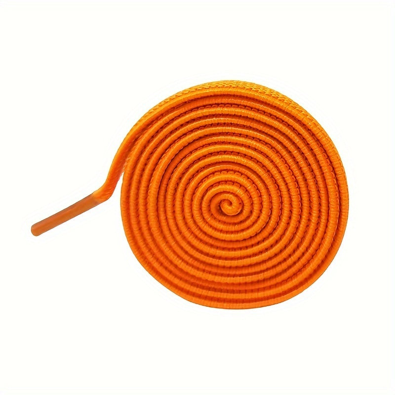 Unisex Elastic Flat Shoelaces With Metal Buckles No Tie Shoe Accessories