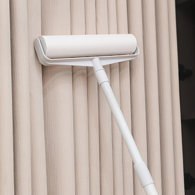 Katta hajmli qayta ishlatiladigan tolalarni tozalash ruloni to'plami, 2 ta rulon va chang qopqog'lari bilan, jun va axlat uchun