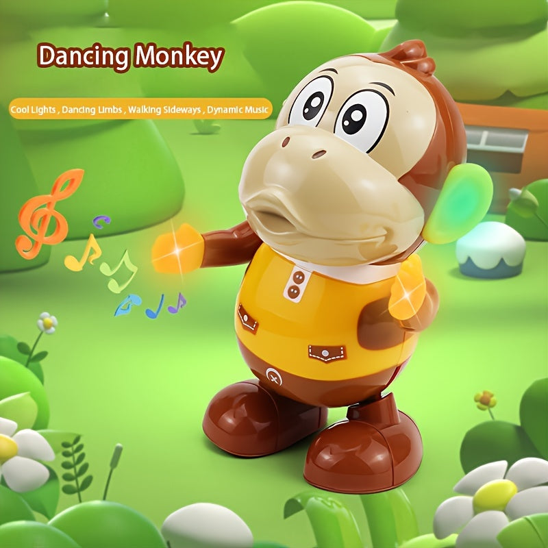 Children's Toy Monkey Swing Doll with Lights, Music, and Movement