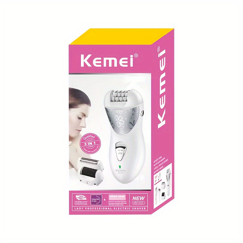 Women's 3-in-1 Electric Shaver USB Charging