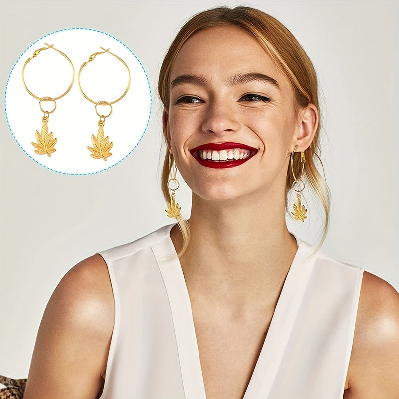 Set of Silver and Gold Plated Ferric Earring Hoops for DIY Jewelry Making