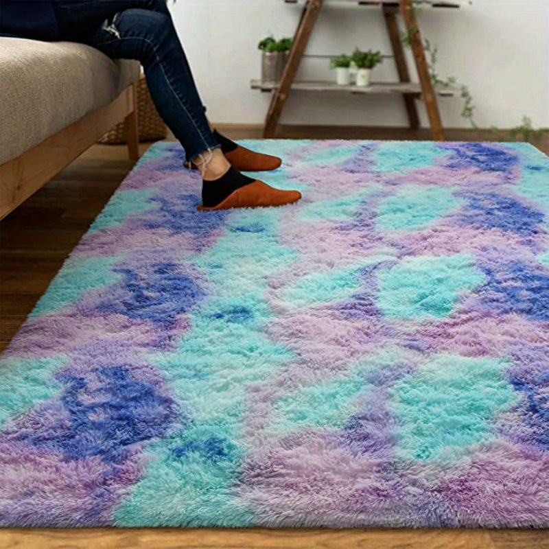 Soft Fluffy Shag Area Rug for Living Room or Bedroom Non-Slip Machine Washable