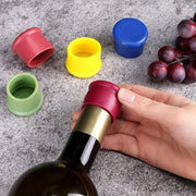 Silicone Wine Bottle Stopper Food Grade Multicolor Leak-Proof Sealed Fresh-Keeping Plug