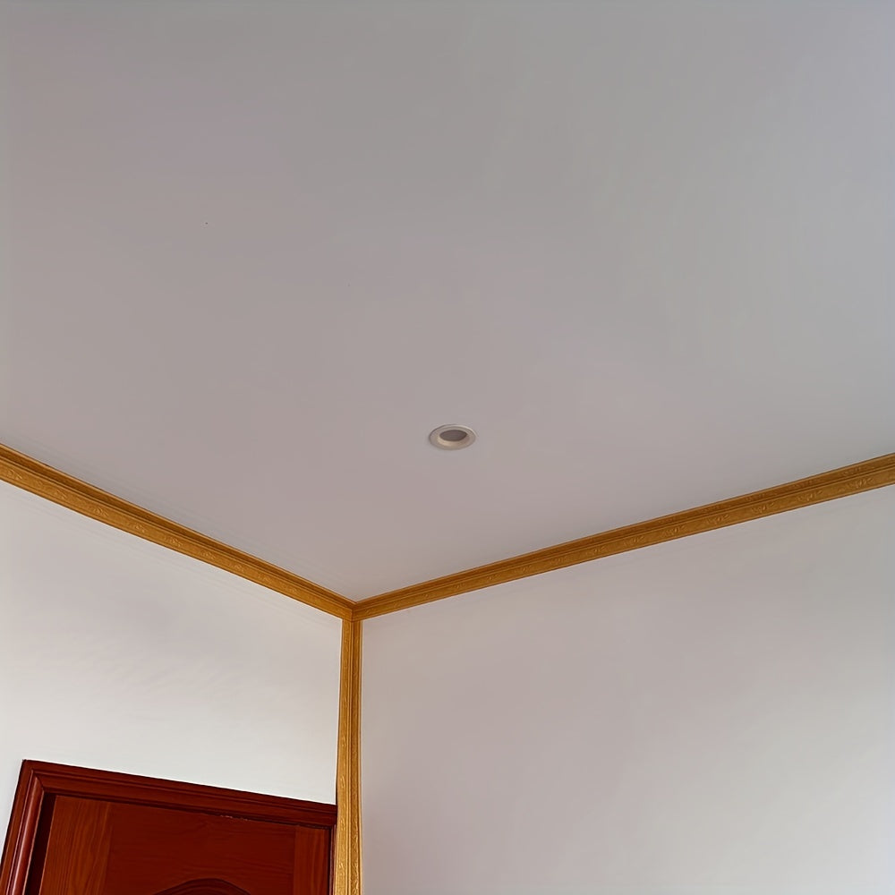 Waterproof XPE Foam Baseboard Molding Trim with Floral Design for Wall Protection and DIY Decor