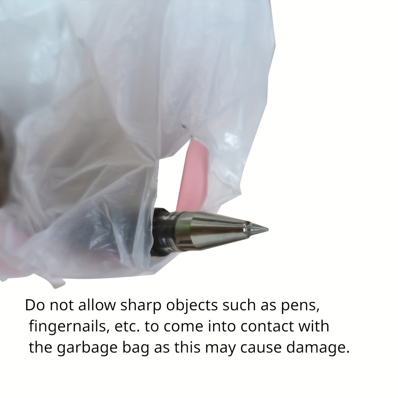 75 Qo'shimcha Kuchli Polietilen Axlat Sumkalar, Suv O'tkazmaydigan, Hidi Qarshi, Chiziq bilan tortiladigan