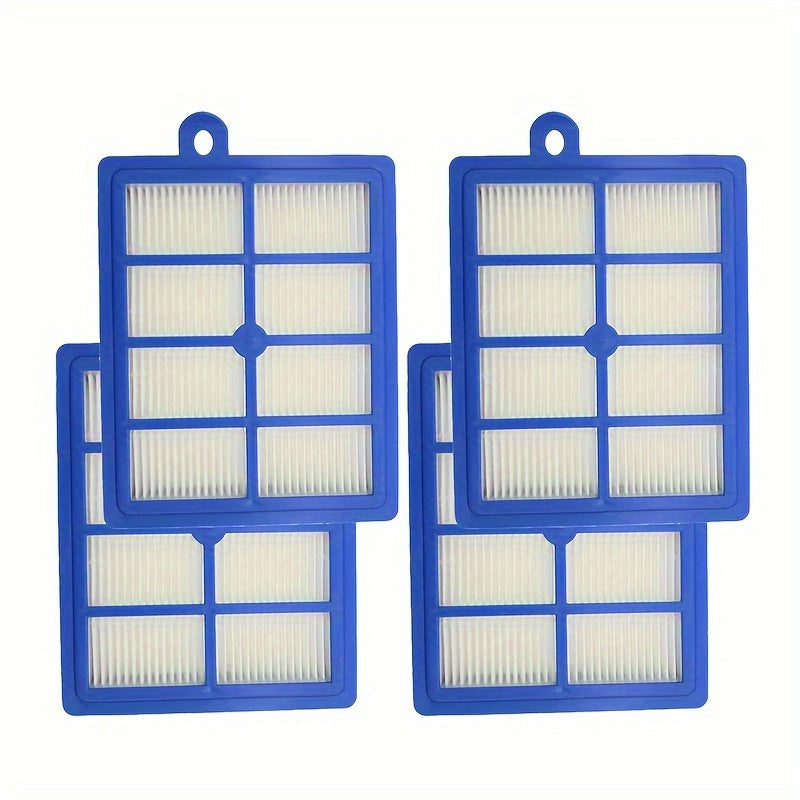 Set of 4 Reusable HEPA H13 Vacuum Filters for Compatible Vacuum Cleaners