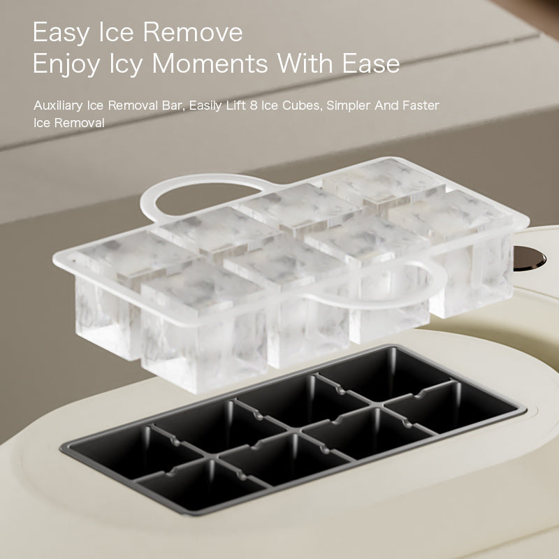 Mini Ice Maker Countertop Portable Travel Ice Cube Machine Fast Ice Making