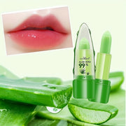 Unisex Aloe Vera Color-Changing Lip Tint Waterproof Moisturizing Lipstick