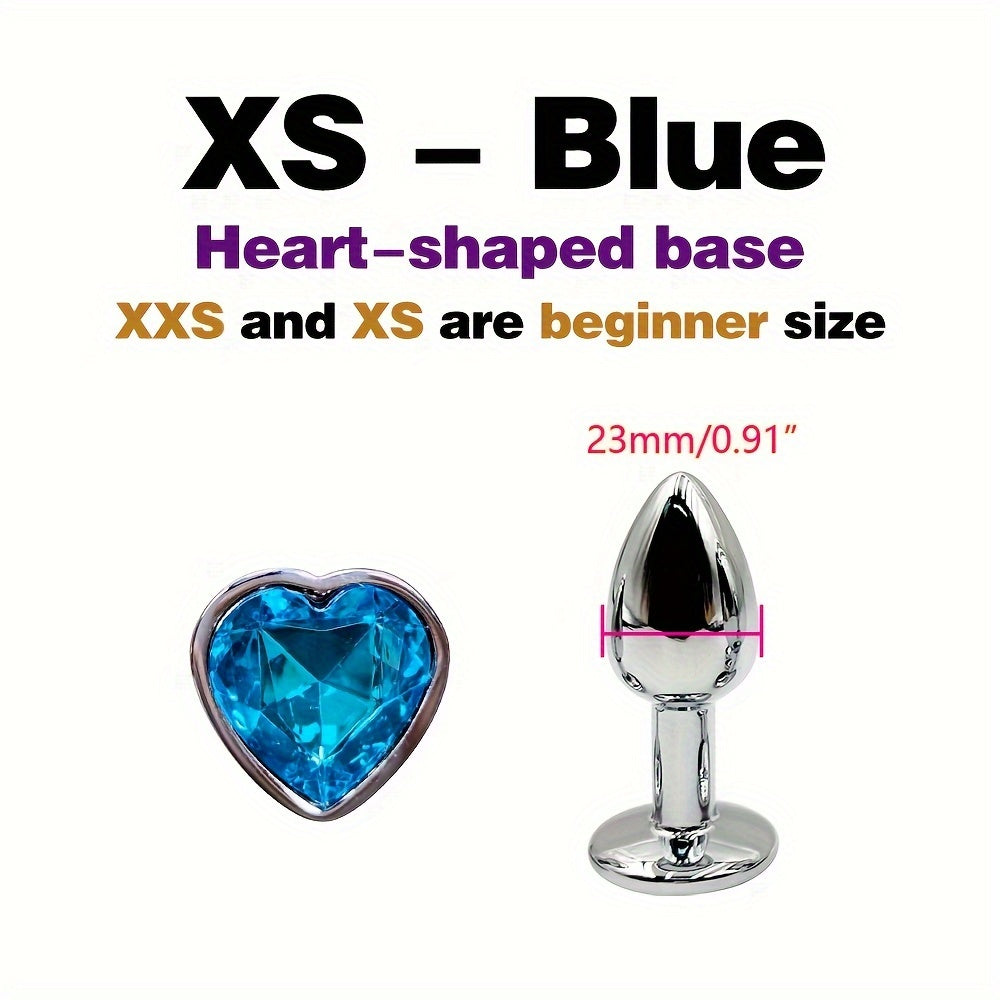 Adult Metal Anal Plug Set 5 Sizes G-Spot Massage Butt Plug Sexual Wellness