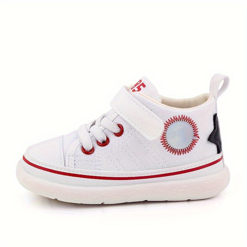 Children's Canvas Sneakers for Boys and Girls Low Top Non-Slip Casual Shoes