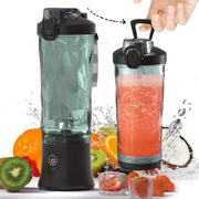20oz Portable Blender with 6-Blade System USB Rechargeable for Shakes and Smoothies