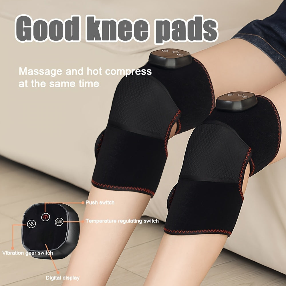 Portable Knee Massager with Adjustable Temperature and Full Body Compression