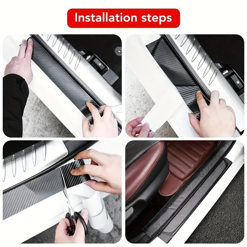 Car Decoration Car Stickers PVC Carbon Fiber Waterproof Body Styling