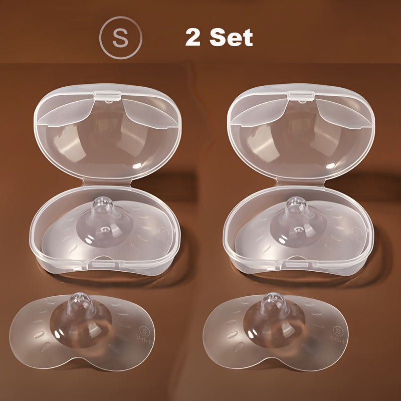 Силиконовые накладки на соски в форме бабочки для грудного вскармливания, 2 шт., прозрачные