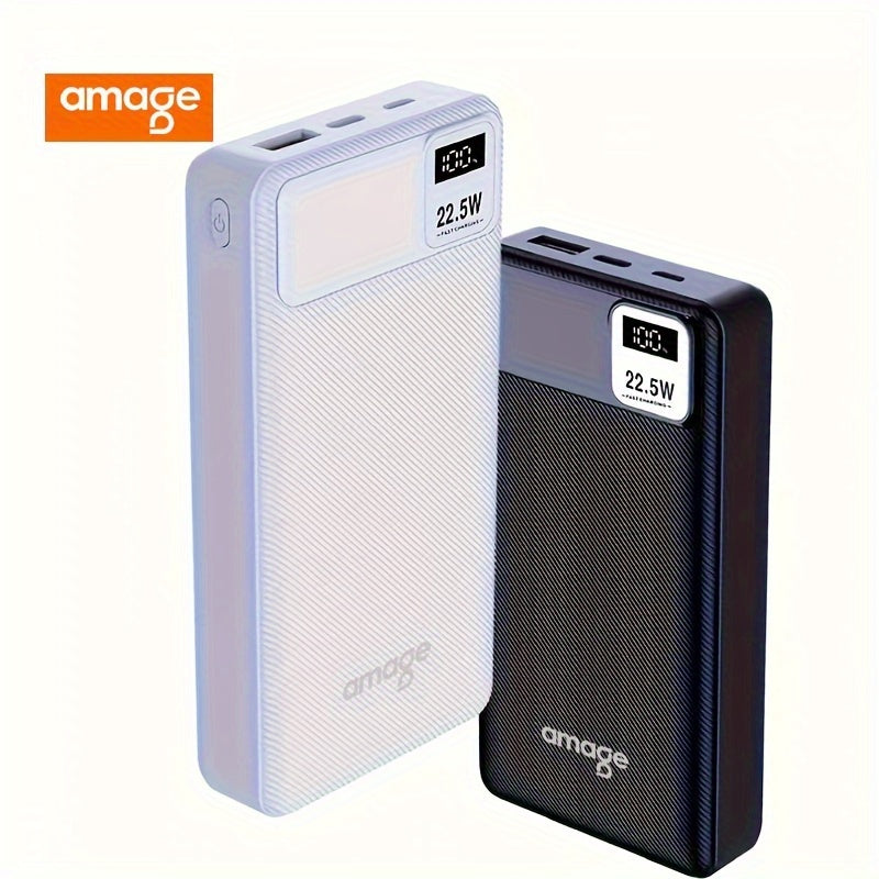 20000mAh Power Bank 22.5W Portable Battery Charger with USB Dual Use