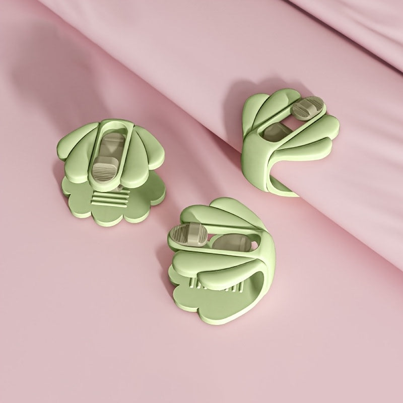 Set of 9 Green Quilt Clips Non-Slip Bed Sheet Fasteners Easy Press Installation