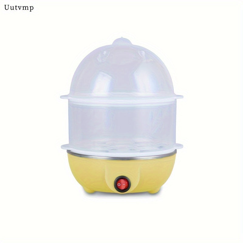 2-in-1 Egg Boiler and Steamer with Auto Power Off