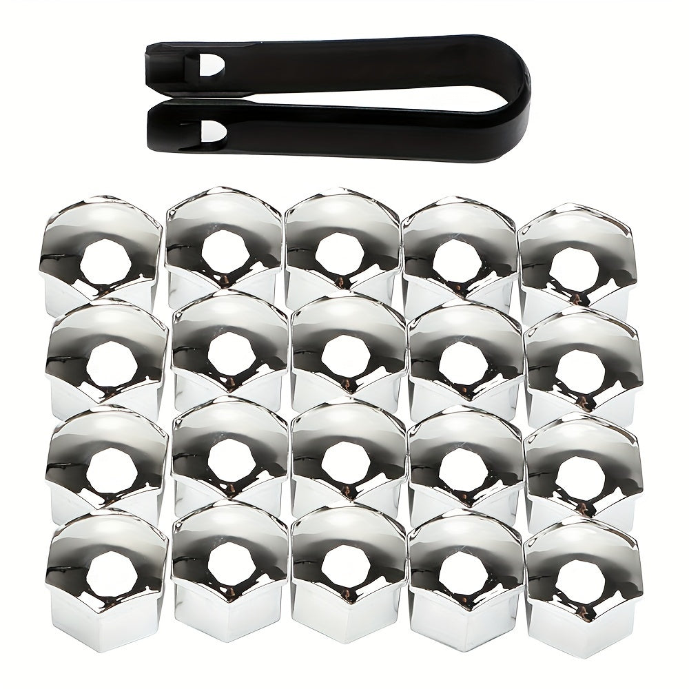 Car Wheel Nut Covers 17mm Exterior Decoration Protection 20pcs Automotive Accessories