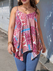 Women's V-Neck Sleeveless Blouse Polyester Lightweight Casual Spring Summer