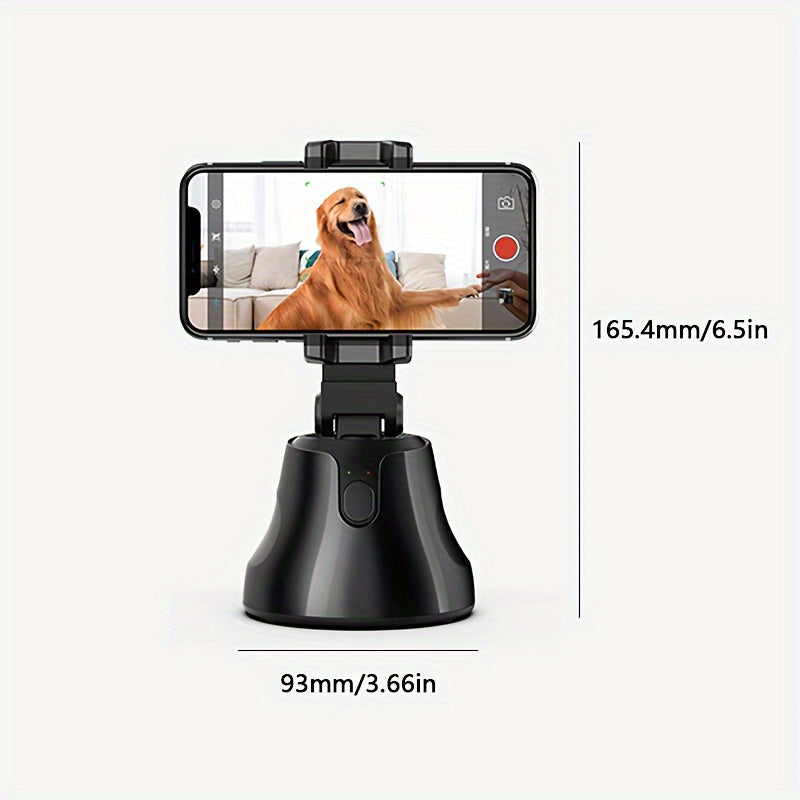 360 Rotation Auto Tracking Phone Tripod Selfie Stick with Remote for Face and Object Tracking