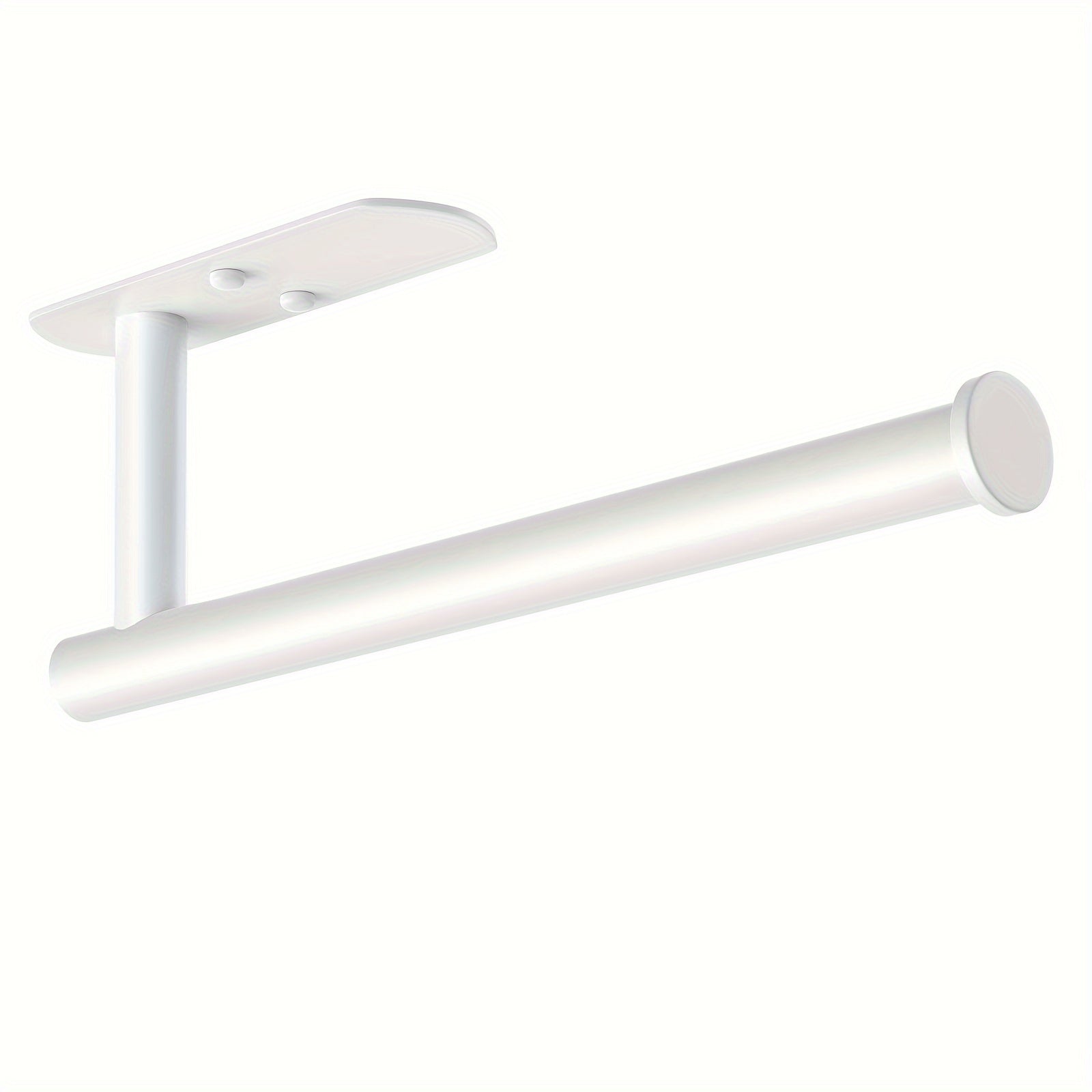 Kitchen Wall Mounted Paper Towel Holder Self-Adhesive or Perforated Wall Mount Organizer