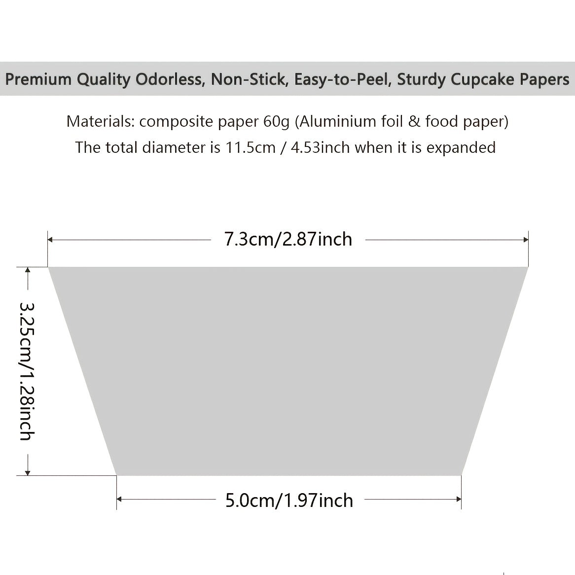 100 moldes de papel de aluminio plateado para cupcakes para hornear magdalenas