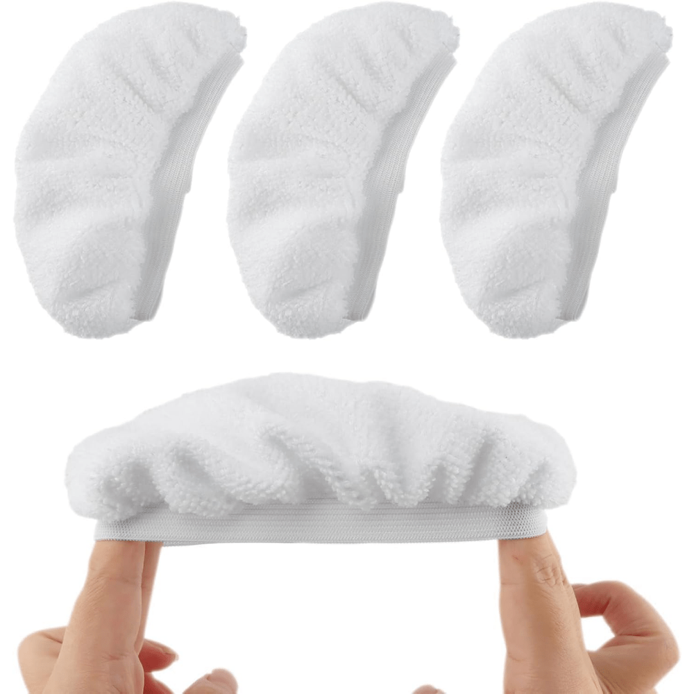 10-Pack Reusable Microfiber Steam Mop Pads for Handheld Steam Cleaners
