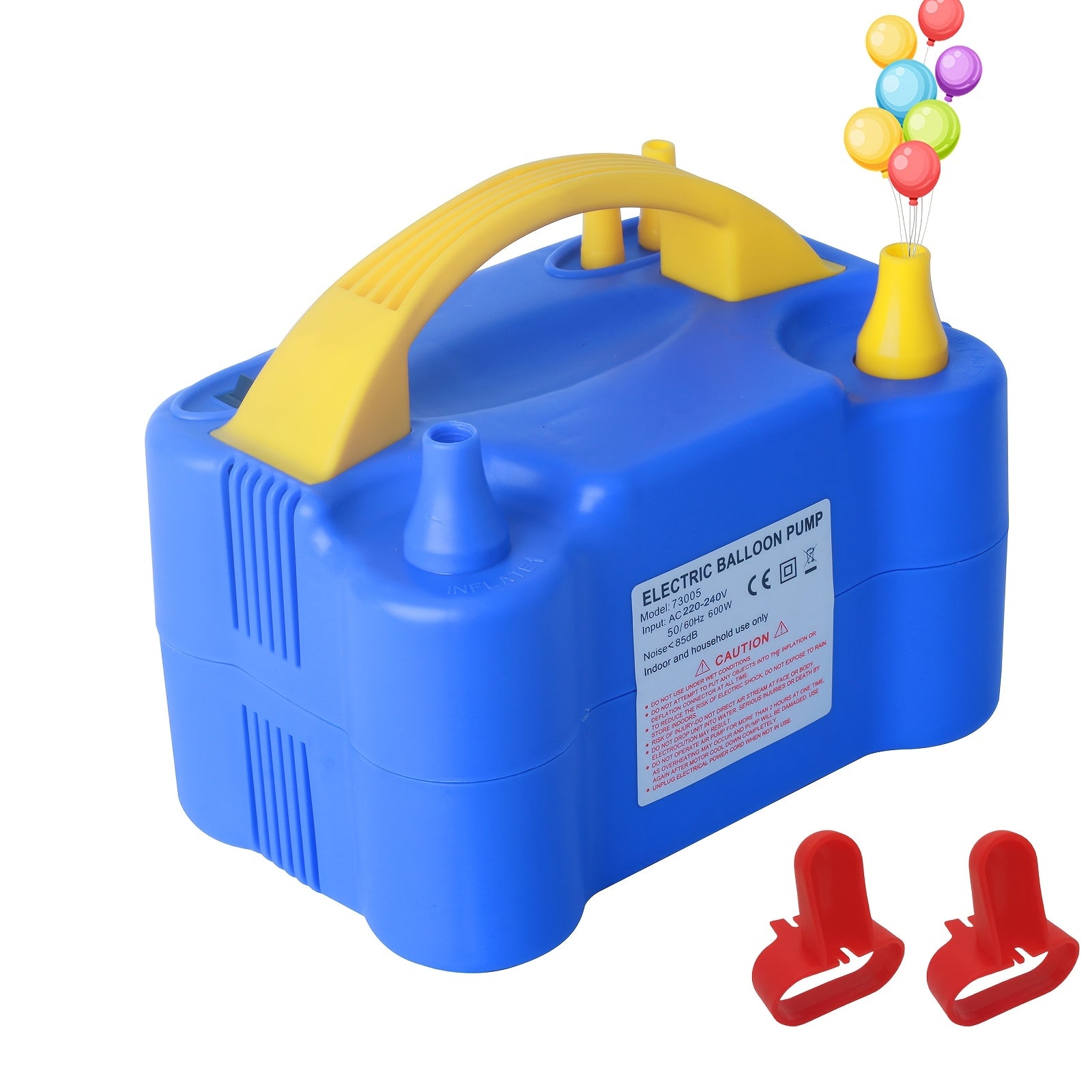 Electric Inflatable Air Pump for Holiday Balloons Wedding Decorations 220V Plug