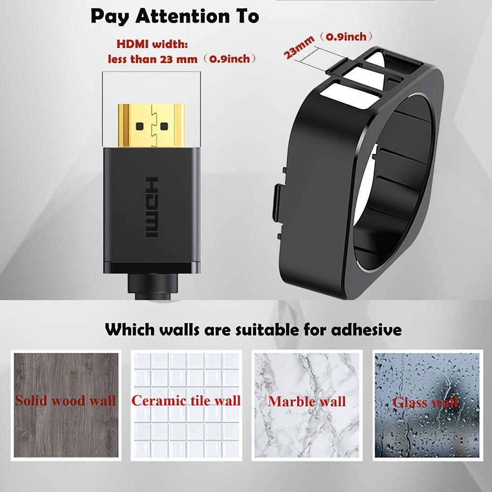 Wall-Mounted TV Rack for Apple TV 4K and HD Secure Anti-Theft Holder