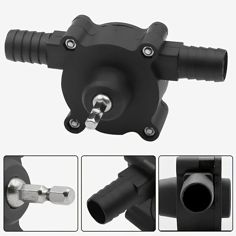 Multi-Purpose Hand Drill Water Pump for Car Wash and Outdoor Use Self-Priming Compact Durable