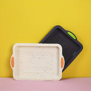 13 dyuymli yopishmaydigan silikon pishirish panasi, oziq-ovqat sinfi uchun pirojnoe, pechenye, brownies uchun mat