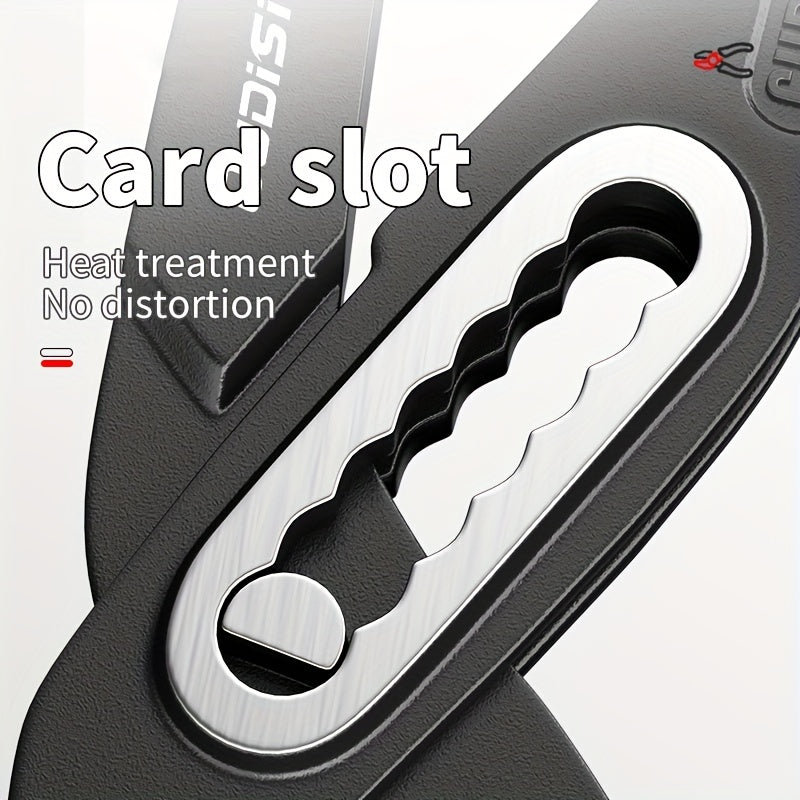 Adjustable Water Pump Pliers with Quick-Release, Multi-Functional Plumbing Hand Tool