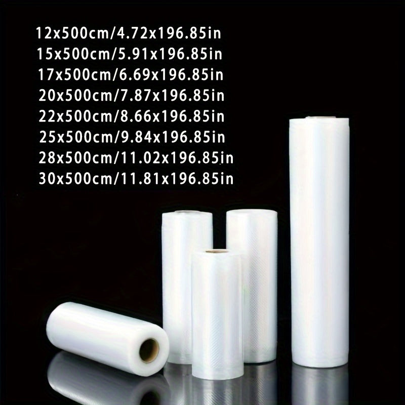 Vacuum Sealing Bags 2 Rolls Food Storage Reusable Airtight Anti-Spill