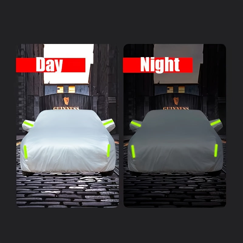 Universal Car Cover Waterproof UV Rain Snow Dust Oxford Cloth