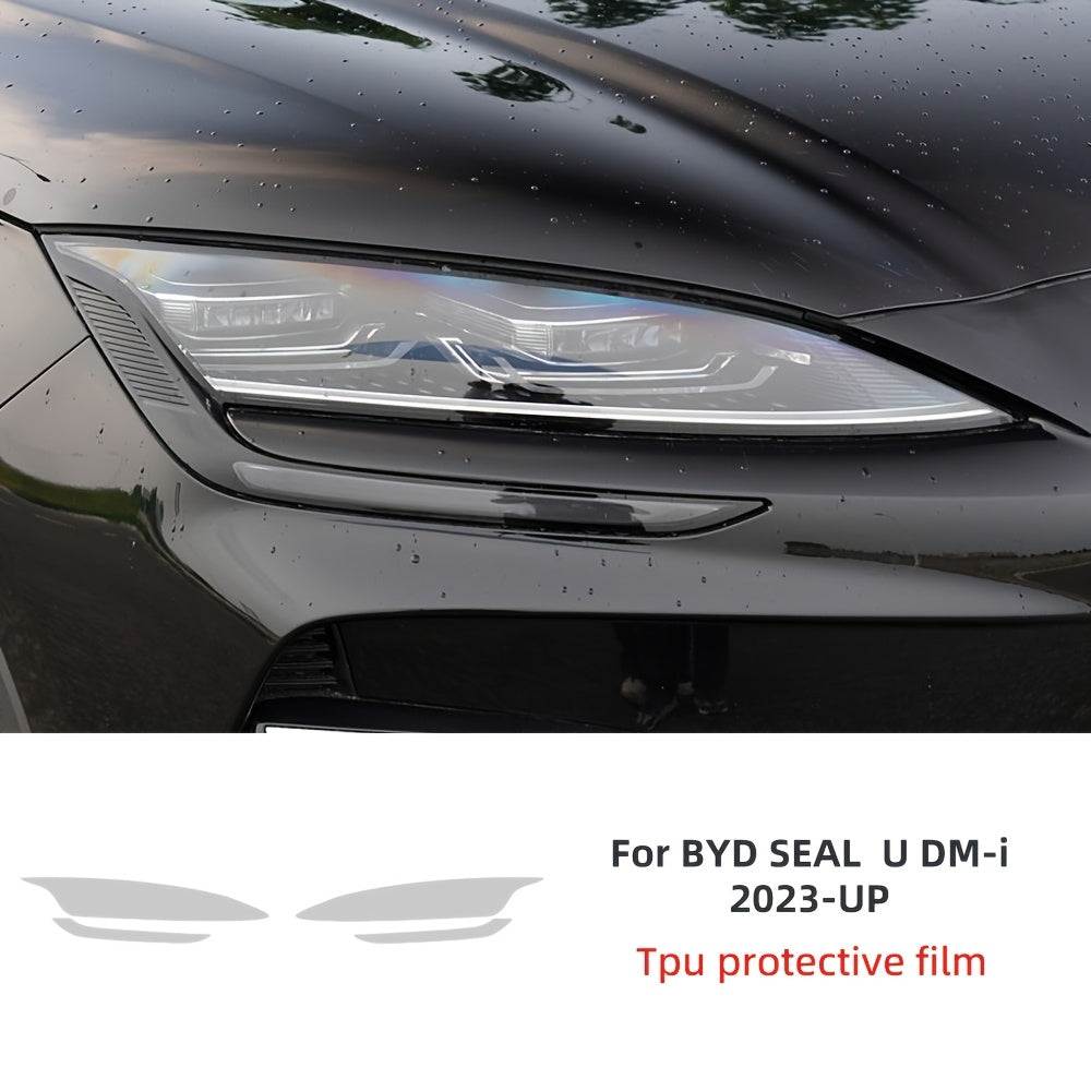 Universal Car Headlight Protector TPU Film for 2023+ Sedan SUV Anti-Scratch