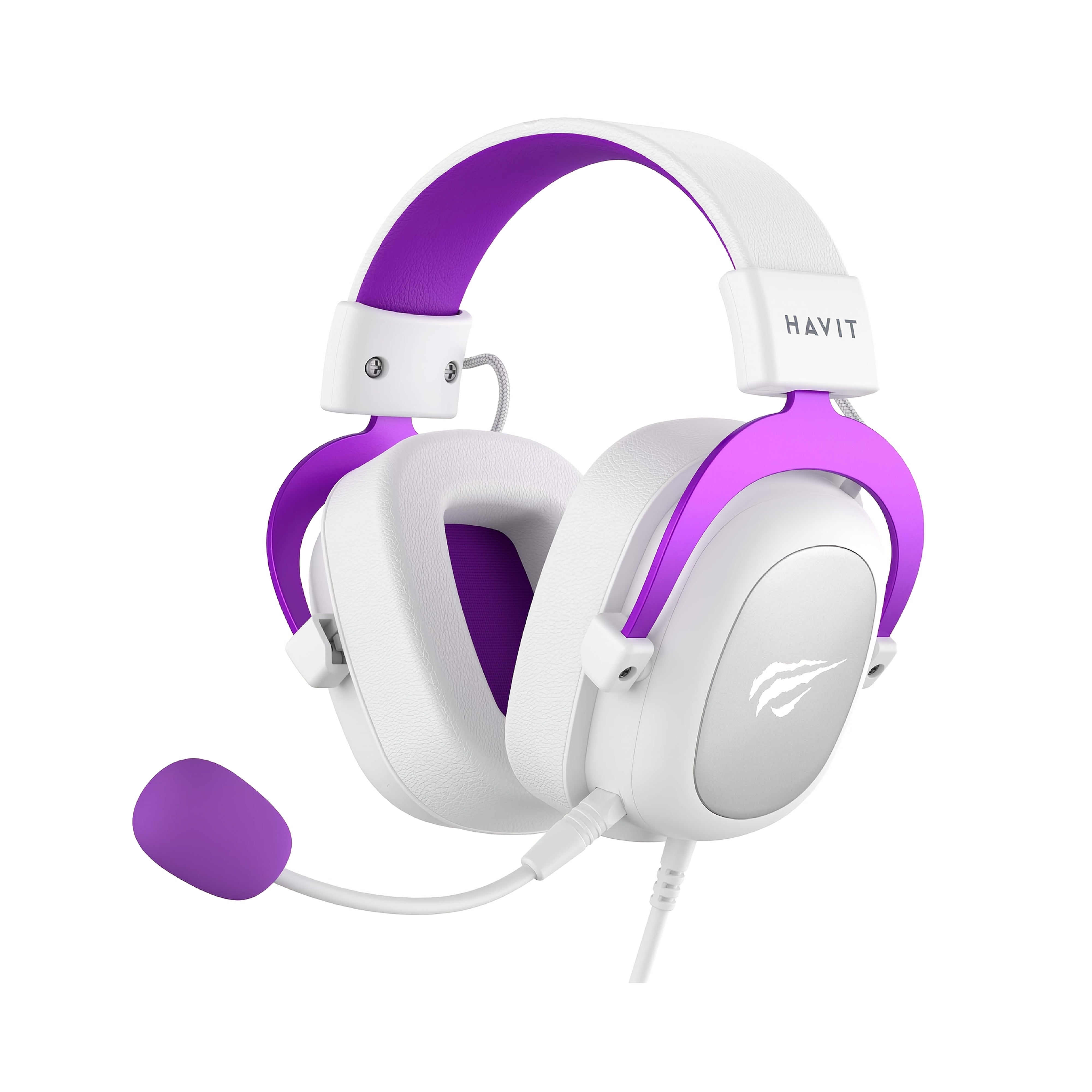 Wired Gaming Headset with Detachable Microphone 3D Surround Sound Noise-Canceling Ear Cushions Compatible with Xbox PlayStation PC Laptop