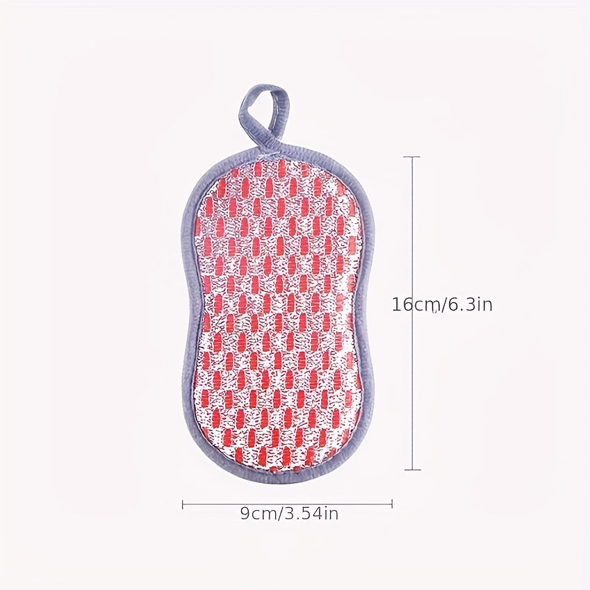 Set of 5 Multi-Purpose Kitchen Cleaning Sponges with Strong Scrub Pads